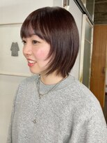 タヴィ(Tavi) 顔周りレイヤーのボブルフスタイル/レイヤー/顔周りレイヤー