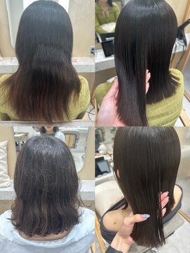 ジーナ サンシャイン通り池袋(Zina) 縮毛矯正Before After【Zina清崎こころ】