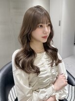 ロンドウル 熊本(Lond ulu) ウェーブミディアムメルティカラー×ブリーチなし韓国【熊本】