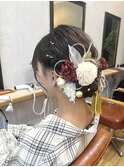 【LAMP HAIR DESIGN 堀田】振袖ゆるふわシニヨン