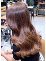 ヘア ルミナス バイ フォルテ(HAIR LUMINAS by FORTE)&nbsp;レイヤーカットオリーブベージュ