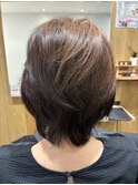 デザインカラー×オーガニック×ショートヘア