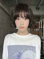 ナヌーク ダイカンヤマ(nanuk daikanyama)&nbsp;ニュアンス感のあるくせ毛風フレンチボブパーマ