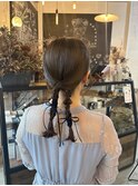 お呼ばれhair set
