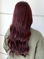 セプト 天神大名(SEPT.)&nbsp;チェリーレッド ゆる巻きロング ダメージレス ブリーチ