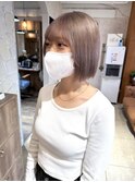 ラベンダーベージュ/髪質改善カラー/ケアブリーチ