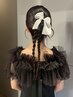 お呼ばれヘアアレンジ　￥5500