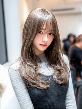 ダル 渋谷/表参道(DAL.) ハッシュカットミディアムレイヤーシャギー韓国ヘア