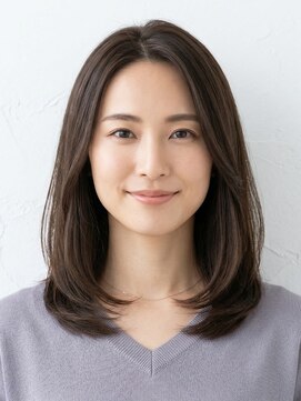 と和×美髪クリニック 巣鴨店 30代40代【上品ツヤ】白髪カバー×小顔グラデーションミディアム