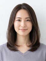 と和 巣鴨 30代40代【上品ツヤ】白髪カバー×小顔グラデーションミディアム