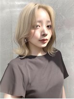 ヴェイン 渋谷(vain)&nbsp;ハイトーンボブ外ハネボブ小顔ヘア