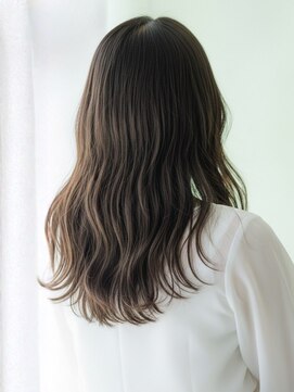 フレイムス ヘアアンドリラックス 南越谷店(Frames hair&relax) 大人可愛いウェーブロング20代30代前髪あり透明感カラー南越谷
