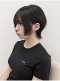 ショートウルフ　レイヤーカット　ウルフカット