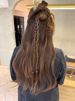 ローレン(LOREN) 透明感髪質改善ベージュダブルカラーミルクティーグレージュ