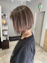 アヴァンス 京橋店(AVANCE)&nbsp;京橋/ダークパープル/ナチュラルショート/ミルクブラウン