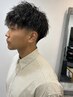 【メンズパーマ】メンズカット+パーマ+ケア¥11000