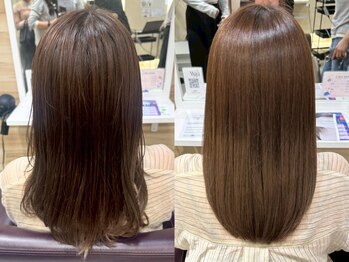 ノア 北浦和店(Noa)の写真/もう、まとまらない髪に悩まない。つるりんちょ。SYSTEMで、軽いのに収まる髪へ。髪にドラマを/髪ドラ