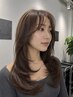 【艶髪×透明感】カット+ブリーチなしダブルカラー+集中補修トリートメント