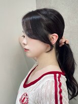 エラン トウキョウ 学芸大学店(elan tokyo)&nbsp;結んでも可愛い顔まわりカット/黒髪/デザインカット