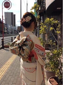 ヘアーズカフェ アン(HAIR'S CAFE an) およばれ着付け