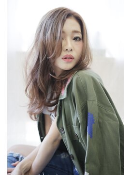 アッシュヘアー 大人きれいめ☆とろみフォルムのセミロング☆