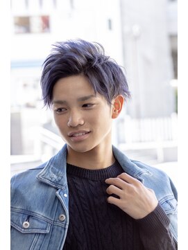 フィックス ヘアー(FIX hair) ブルージュ！ショート[くすみブルー/ネイビーブルー]