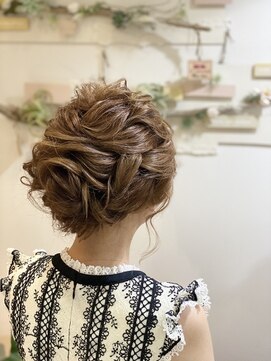 ボリュームタップリお仕事アップヘア L ヘアセットサロンエッジ Edge のヘアカタログ ホットペッパービューティー