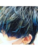 ヘアーサロン キー(Key)&nbsp;ブルーグラデーション