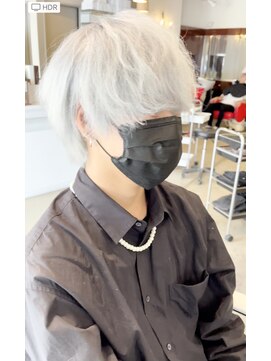 ヘッドストック(HEAD STOCK) 【ヘッドストック】絶対目立つ！プラチナマッシュウルフ＠ｍｄ