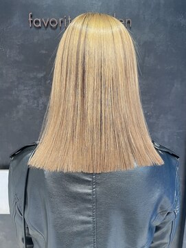 フェイバリットガーデン(favorite garden) ハイトーン×切りっぱなしロブ