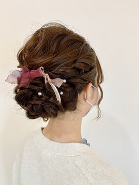 フレンズ friends ヘアアレンジ