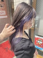 ジパングペイント 押上店(Zipangu Paint)&nbsp;グレージュ×ブルーパープル