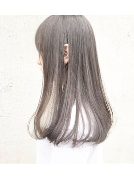 メゾンアクア 表参道(Maison ACQUA) ブリーチなしカラー 透明感 グレージュ オリーブカラー