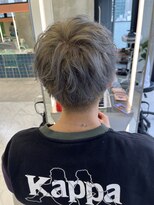 ロンドルーチェ 心斎橋(Lond luce)&nbsp;ダークアッシュ/ミディアムレイヤーカット［髪質改善/縮毛矯正］