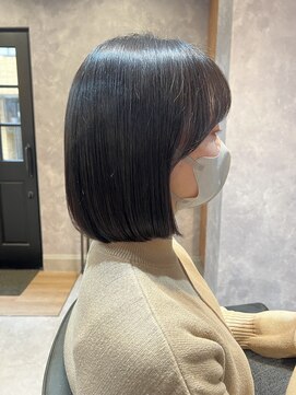 ラクール(la cour) 暗めブルージュ×アゴ下ボブ