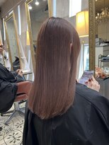 クレオ 青山(CLEO)&nbsp;【酸性ストレート＋PIM濃密ヘアエステ】ピンクベージュ