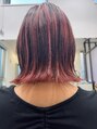 ヘアースペース オブジェ(Hair Space Objet)&nbsp;遊びのあるカラーで楽しんでます