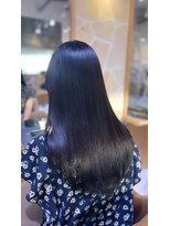 カーサ 西大寺南ロータリー店(casa)&nbsp;髪質改善カラーブルーブラック