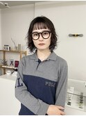 《SAYAKA》オン眉ボブ×パーマ