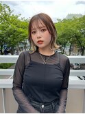 オシャレ感倍増カラー!インナーカラーベージュ!
