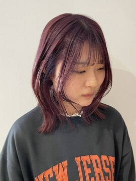 ミスト(mist) 〔mist：Yoshimi〕ケアブリーチ/ピンクパープル/ダブルカラー#19