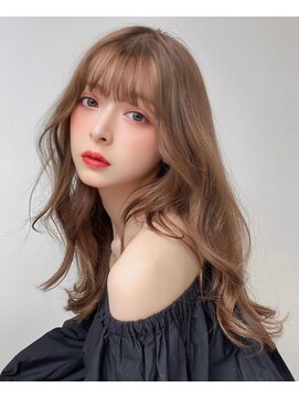 コア 表参道(COA) レイヤーカット/ウエットヘア/オリーブベージュ/表参道/表参道駅