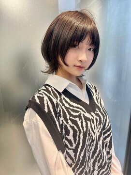 ダブルトーキョー シブヤ(W-TOKYO SHIBUYA) 小顔ショートウルフ　ボブウルフ　ウルフカット