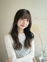 マセナ(Masena)&nbsp;柔らかナチュラルレイヤー×チョコレートブラウン