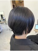 ショートボブ×バーム