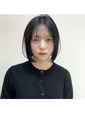 前下がりボブ