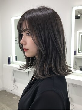 エル 新小岩(elu) 美髪/ワイドバング/レイヤーカット/くすみベージュ/新小岩駅