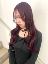 ファーレンピュア(FAHREN PURE)&nbsp;カシスレッド／ブリーチなし／イルミナカラー／韓国ヘア／和光市