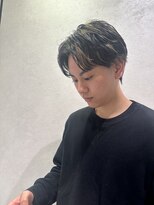 アース 今池店(HAIR&MAKE EARTH) メンズハイライト×フェザーパーマ