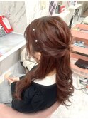ガーリースタイル/心斎橋/ヘアメ/セットサロン